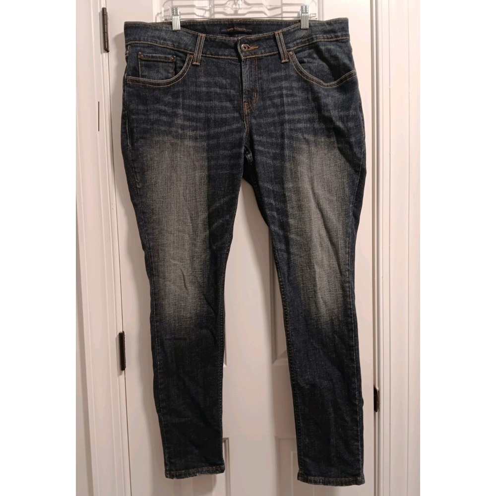 Levi's 525 Women's Plus Blue Skinny Jeans Size 18W Medium Wash Denim